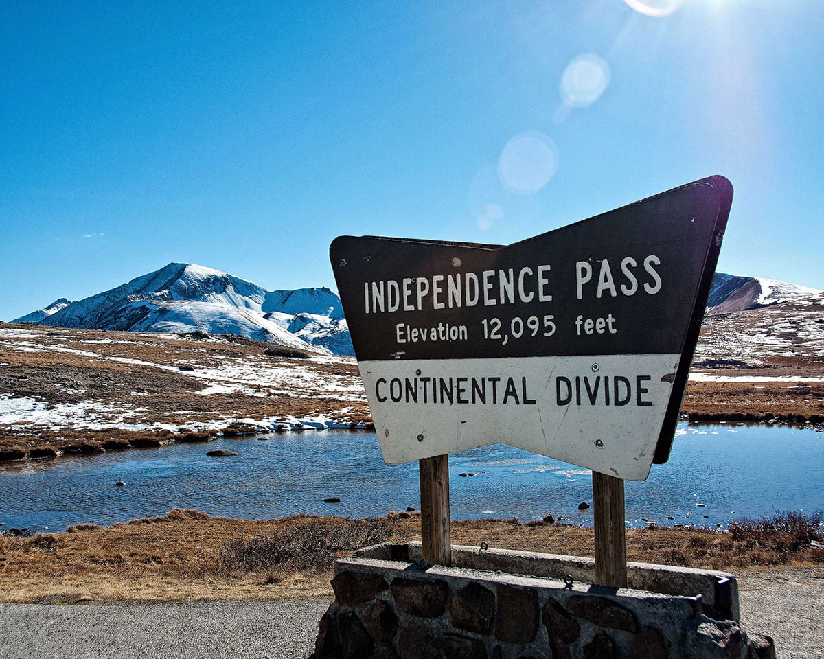 Photo For Sale Online Of Independence Pass Aspen Colorado